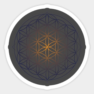 7 Chakras + Flower of Life Sticker, Spiritual Stickers, Sacred Geometry  Stickers