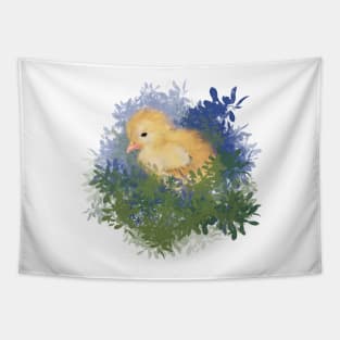 Spring Chick Tapestry