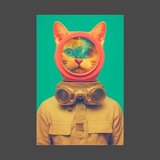 Cat in a diving suit T-Shirt