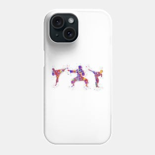 Karate mom with sons Phone Case