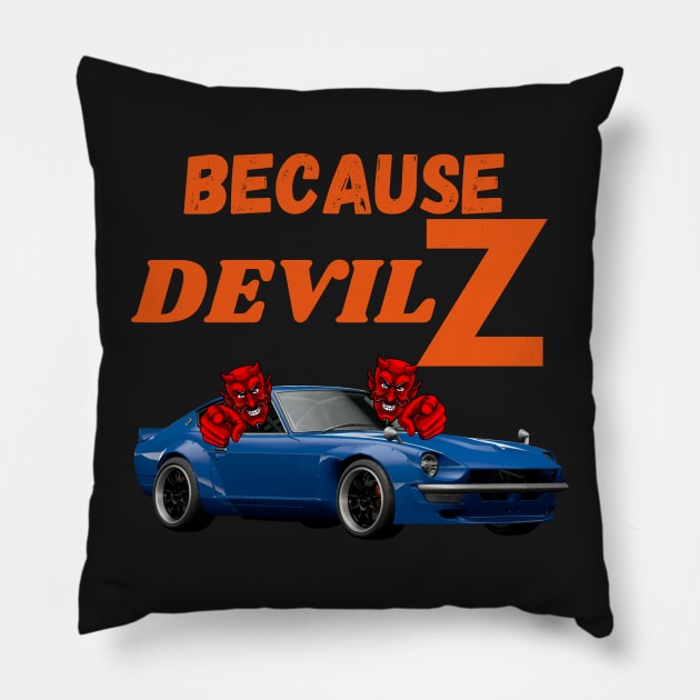 Because Devil z Pillow by MOTOSHIFT