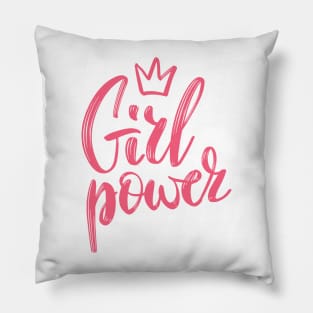 Girls Have the Power to Change the World Pillow