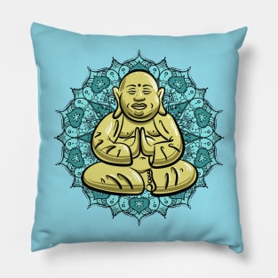 Golden Buddha Pillow