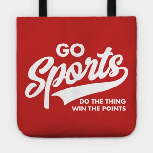 Go Sports Do The Thing Win the Points Athletic Script Tote