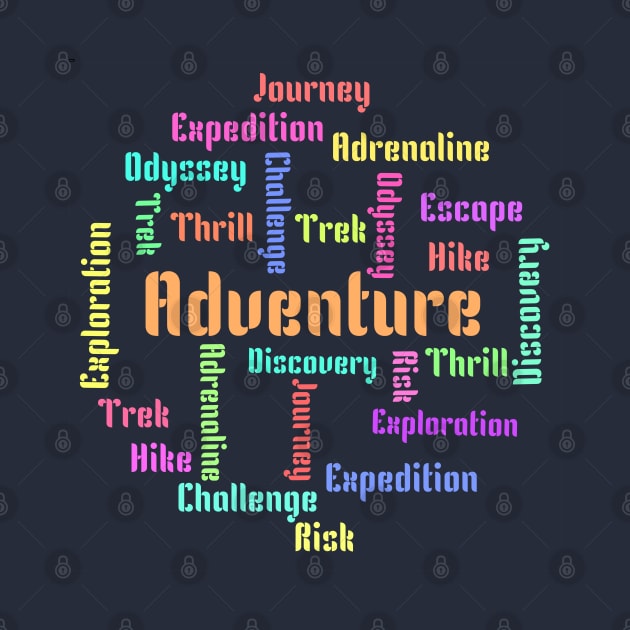 Adventure word art by Avinya