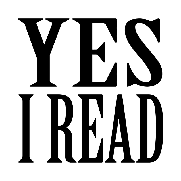 Yes - I Read by artpirate