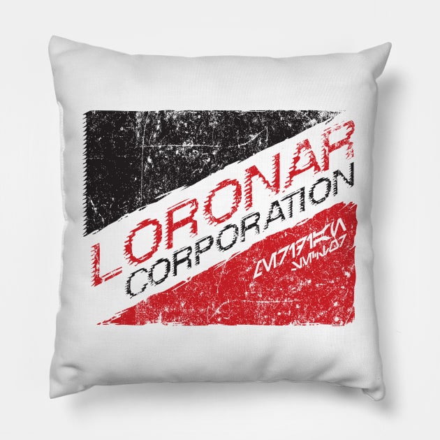 Loronar Corporation Pillow by MindsparkCreative