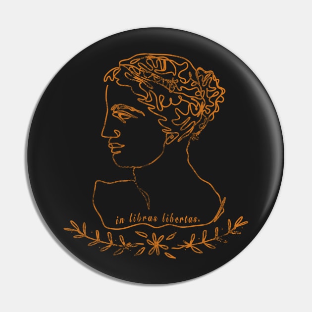 Dark Academia Aesthetic Pin by faiiryliite