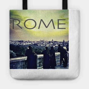 Nuns Looking over Rome Tote