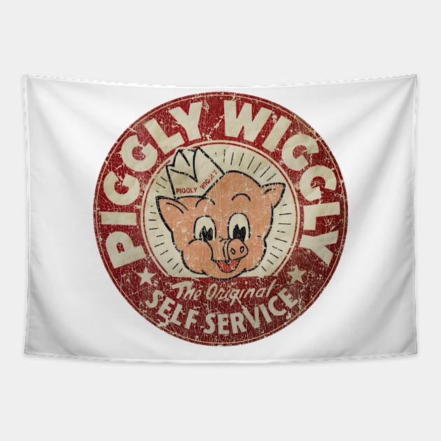 Vintage Piggly Wiggly Tapestry by Jacob.Manfred