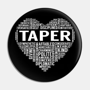 Taper Heart Pin