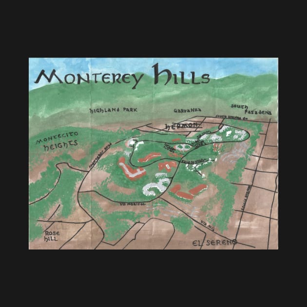 Monterey Hills by PendersleighAndSonsCartography