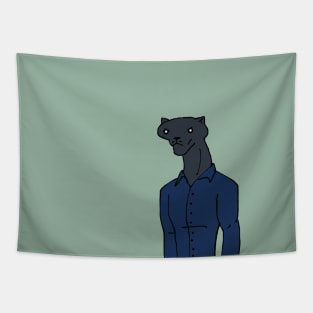 Office Panther Tapestry