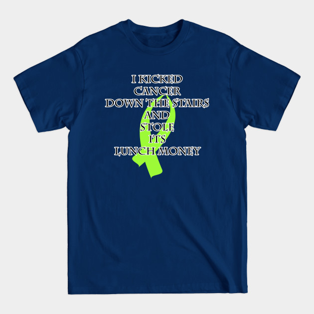 Discover Cancer Bully (Lime Green Ribbon) - Cancer Survivor - T-Shirt