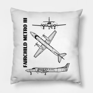 Metro III three views Pillow