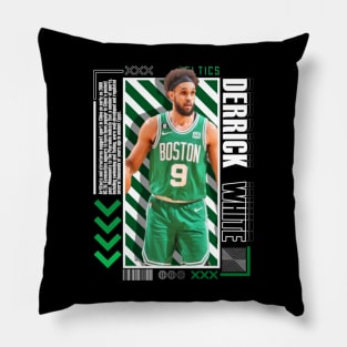 Derrick White Paper Poster Version 10 Pillow