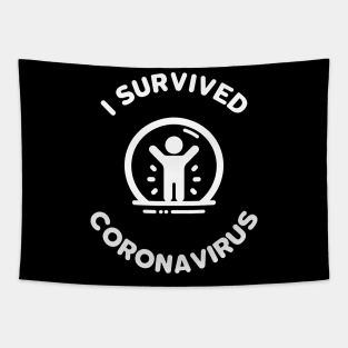 I Survived Coronavirus Tapestry
