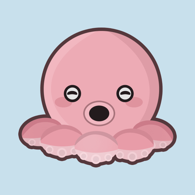 Kawaii Octopus by KawaiiNir