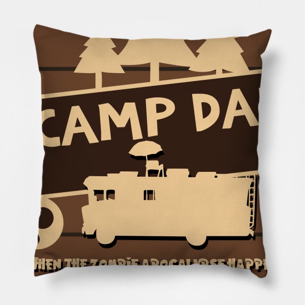 Camp Dale Pillow by Spikeani