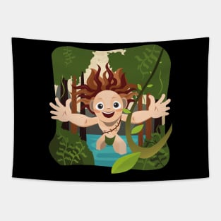 little Tarzan Tapestry