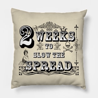 2 Weeks to Slow the Spread Pillow