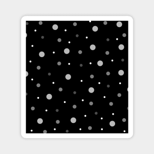 black and white pattern design Magnet