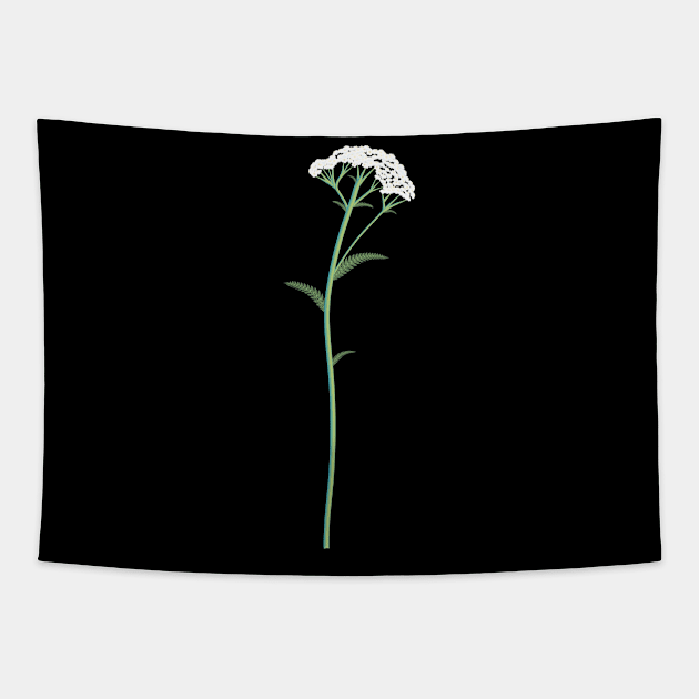 Yarrow (Achillea millefolium) Tapestry by Strong with Purpose