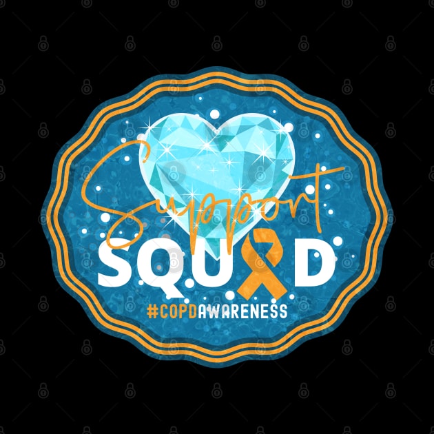 COPD Awareness Support Squad Crystal Heart Edition by mythikcreationz