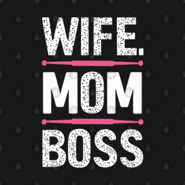 Wife Mom Boss by Custom Prints HD