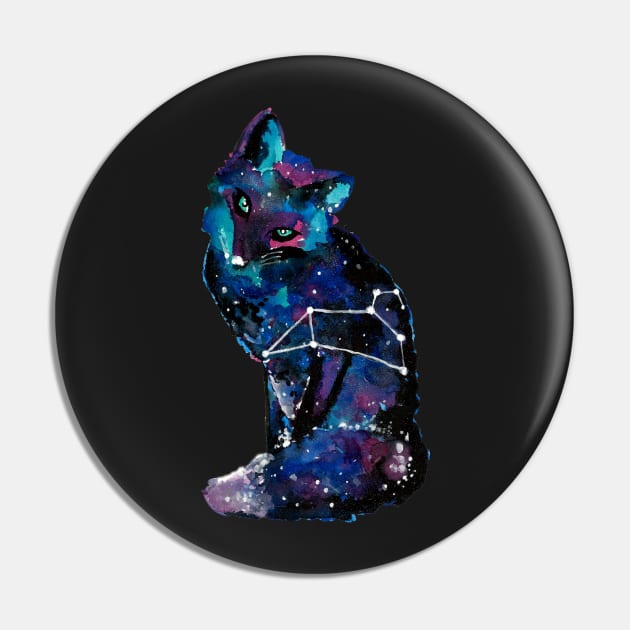 Cosmic Fox Pin by Nick Kask