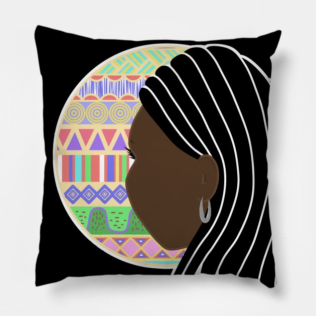 Black is Beautiful Pillow by mucau