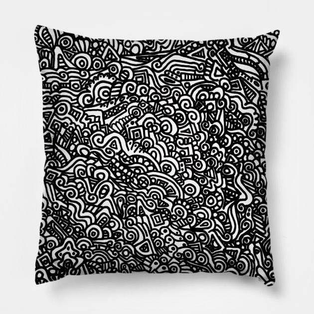 Abstract 1 Pillow by BondonArt