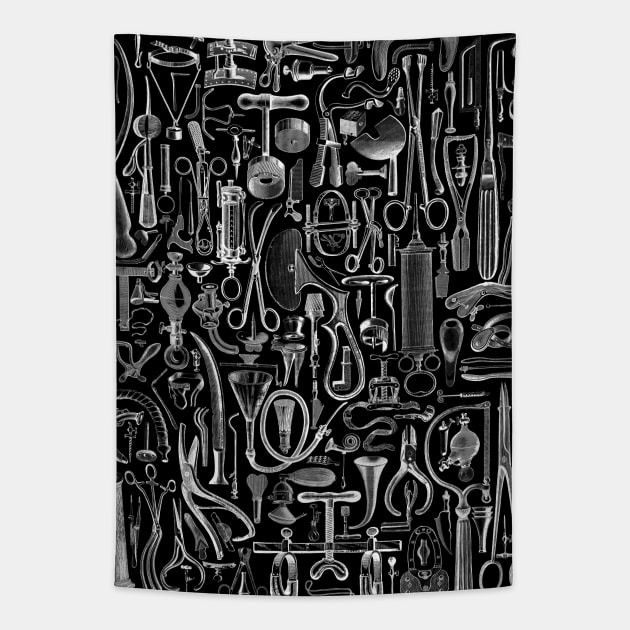 Medical Condition BLACK Tapestry by Grandeduc