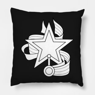 Aesthetic Texture with Cute Magical Star Wands Pillow