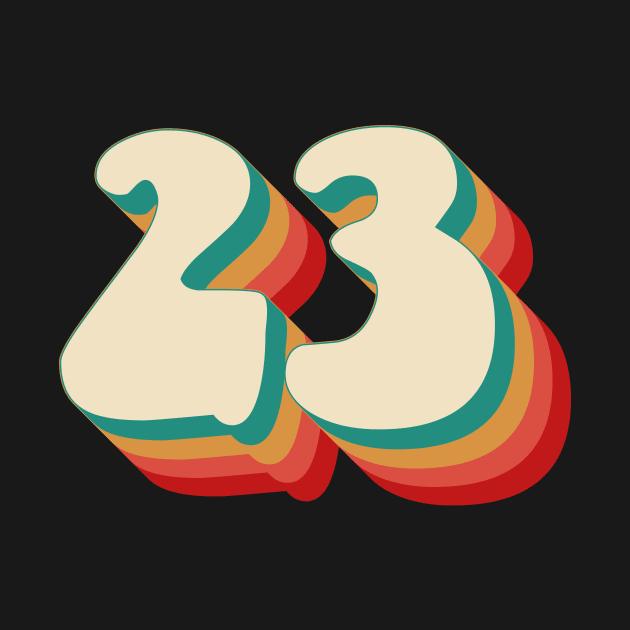 Number 23 by n23tees