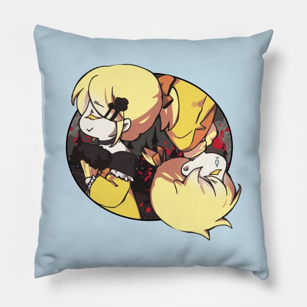 Daughter of Evil Pillow by beailish