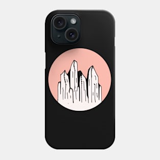 Mountains Sketch V13 Phone Case