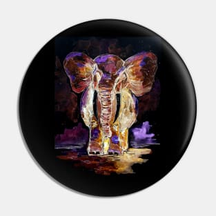 Translucent Elephant Pin