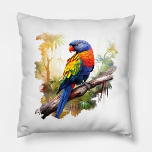 Rainbow Lorikeet Pillow