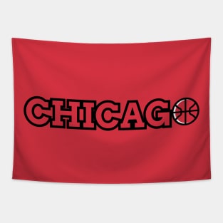 Chicago basketball city Tapestry