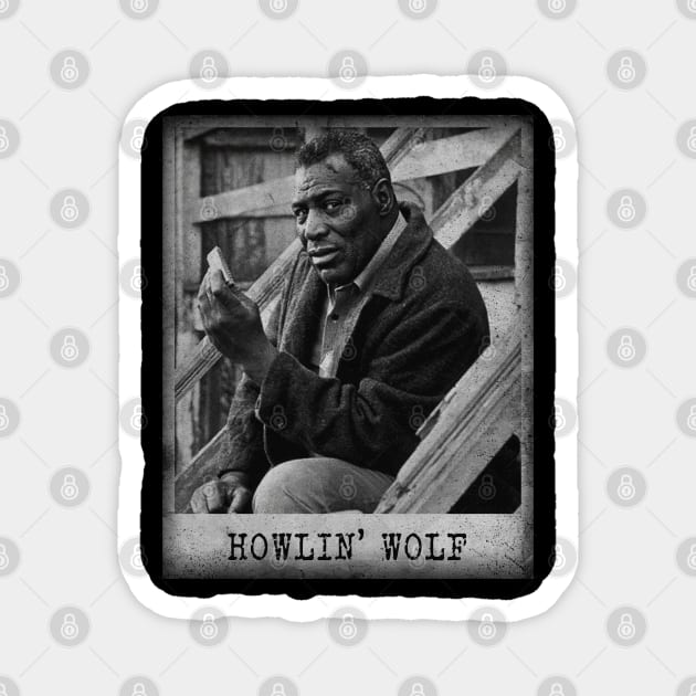 Howlin Wolf // Minimalist Fanart Magnet by j.adevelyn