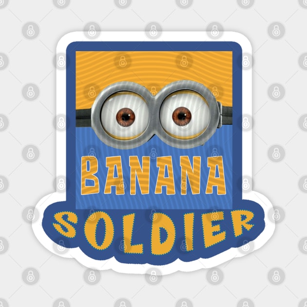 MINIONS USA SOLDIER Magnet by LuckYA