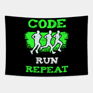 Code Run Repeat Tapestry