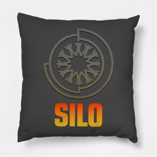 Silo emblem, Tv Series Rebecca Ferguson as Juliette Nichols fan works garphic design bay ironpalette Pillow