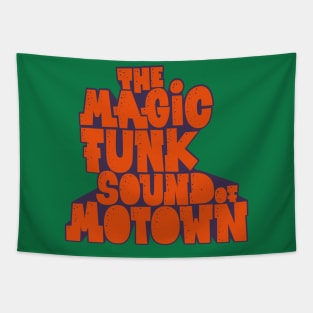 Groove Through Time - Legendary Motown Music Design Tapestry