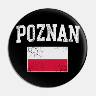 Poznan Poland Polska Flag Polish Pin