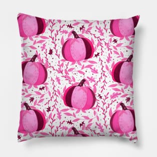 Pink Pumpkins Pillow