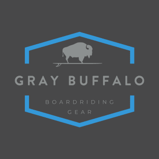 Gray Buffalo Boardriding Gear - blue/gray T-Shirt
