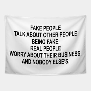 Fake People Tapestry