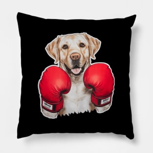 Kickboxing Or Boxing Retriever Dog Pillow